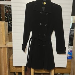 Black wool Jones of New York 3/4 length coat,  size 8